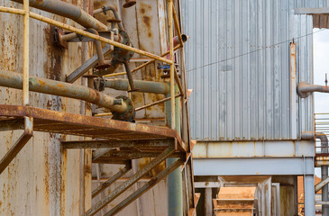 Old brazilian sugar cane distillery
