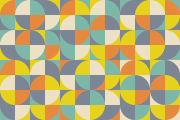 Abstract colorful geometric design. Vector illustration. Pattern can be used as a template for brochure, annual report, magazine, poster, presentation, flyer and banner.