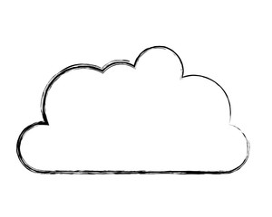 cloud sky isolated icon vector illustration design