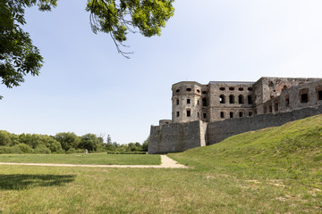 Fototapeta na wymiar Ruiny siedemnastowiecznego zamku w Polsce