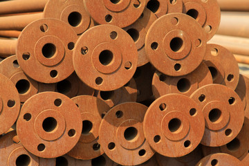 Fototapeta premium oxidation rusty pipe