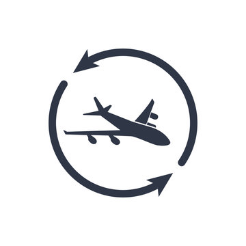 Airline services - Minimal modern icon