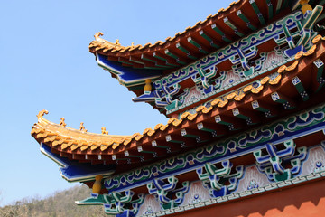 temple architectural style eaves