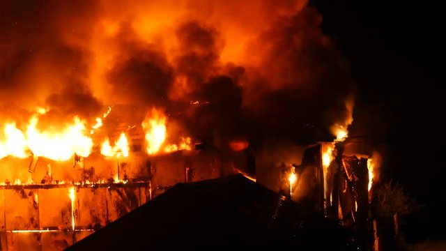 Electrical Wires Burning Down
