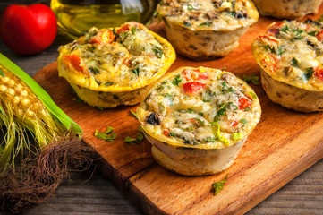 delicious vegetable egg muffins