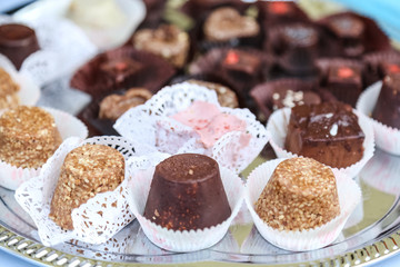 Raw Healthy Paleo Avocado Lemon Cake with Banana and Raspberries, Top View