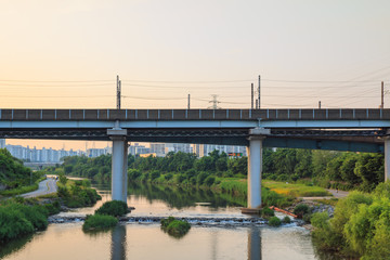 raiload bridge on the little stream