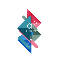 Triangle data visualization design, option infographic layout