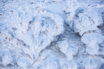 strange snow patterns