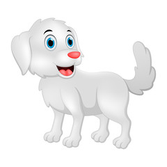 Happy dog illustration