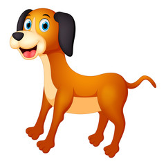 Happy dog illustration