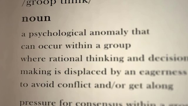 Groupthink Definition