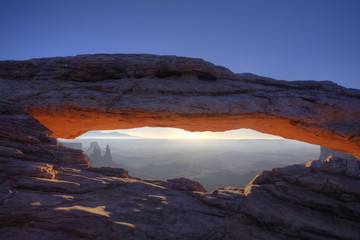 Glow of Mesa Arch in Canyonlands National Park, Utah