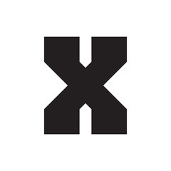 X letter logo design