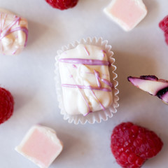 Homemade Raspberry Chocolates