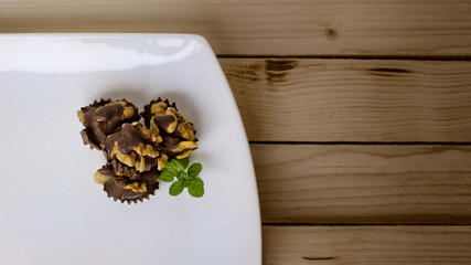 Chocolate covered walnuts