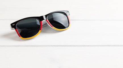 sunglasses on white background germany