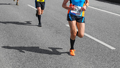 Marathon Läufer