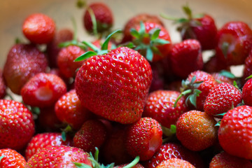delicious sweet juicy strawberry
