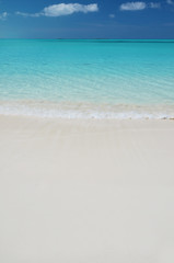 Fototapeta na wymiar Beach of Exuma, Bahamas