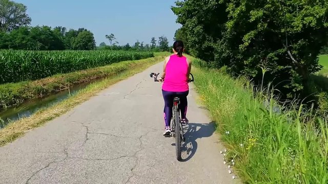 Allenamento e Giro in Bicicletta in Mountain Bike, Mountain bike training and cycling