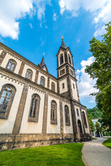 Fototapeta na wymiar Church of Saints Cyril and Methodius, Karlin, Prague, Czech republic