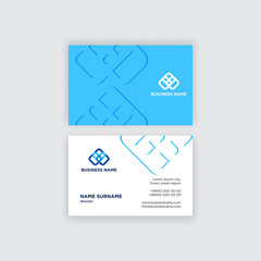 Abstract business card design template vector