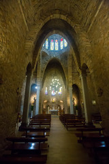 Fototapeta na wymiar Church of Hogar del Santo Cristo, Igualada