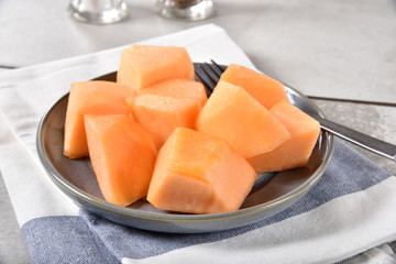 Fresh cantaloupe