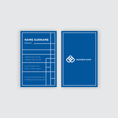 Abstract business card design template vector