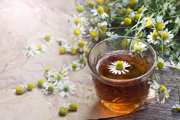 herbal tea with chamomile