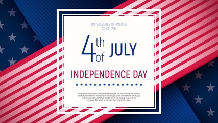 Obraz premium Independence day background