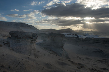 Canaries, fuerteventura, decembre