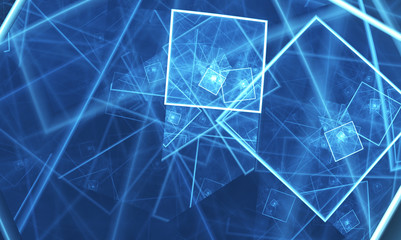 abstract fractal background, texture, fractal square