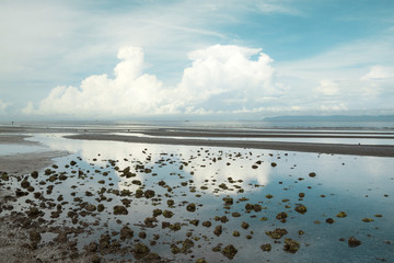 Exploded view of Cambodia seaside.