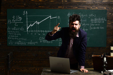 Teacher is skilled leader. Teaching someone else is the best way to learn. Modern study technology concept. Tutor should believe that things can be changed through action