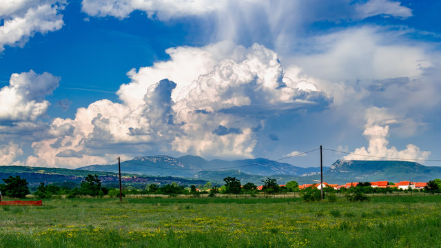A Storm over the valley