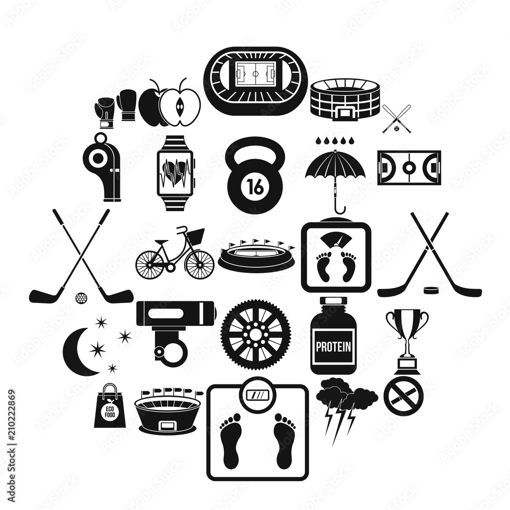Poster wheeling icons set. simple set of 25 wheeling vector icons for web isolated on white background