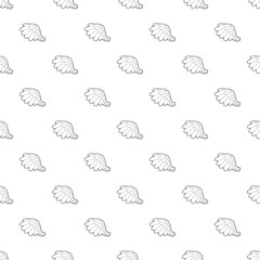 Big wing pattern vector seamless repeating for any web design