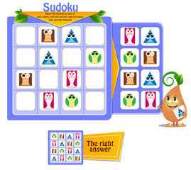 Sudoku  logic  game shapes