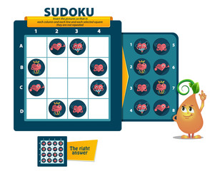 sudoku game heart  iq