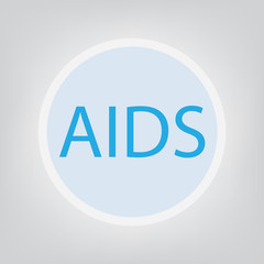 AIDS (Acquired Immune Deficiency Syndrome)- vector illustration