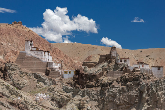 Basgo Gompa is an ancient fortress and Buddhist Monastery in Bazgo valley in Leh district, Ladakh, Jammu and Kashmir, Northern India.