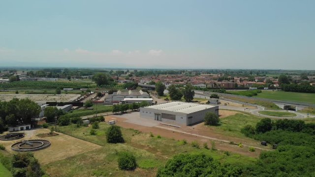 Industrial facility, approaching