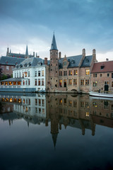 Fototapeta premium Abenddämmerung in Brügge