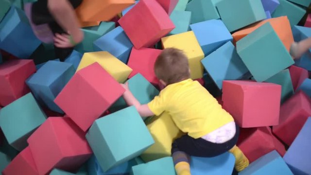 Children in well with paralon amusement park
