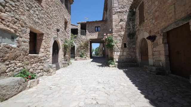 Siurana catalan medieval village in Tarragona Spain