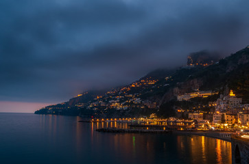 Amalfi by night