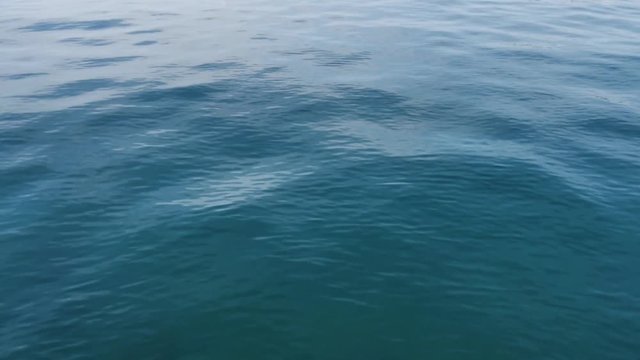 Ocean water in slow motion