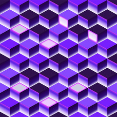 Blue abstract texture. Vector background 3d cube. For cover, book, website design, poster, flyer, advertising.